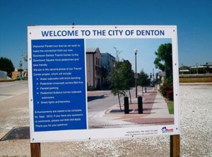 Denton Sign