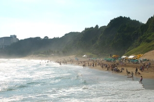 Popular beach in South Korea