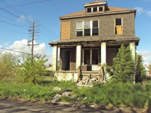 Abandoned House in Delray, Detroit, MI 2010