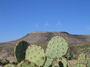 Desert Sky Wind Farm in West Texas by Edward Jackson.
