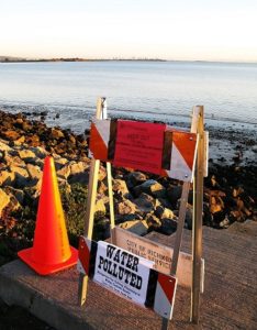 Richmond Marina Bay Oil Spill Shore Closure