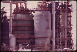 Exxon Oil Refinery on the New Jersey Turnpike