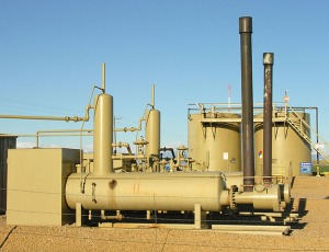 Oil pipeline pumping station