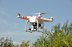 Drone used for aerial photography