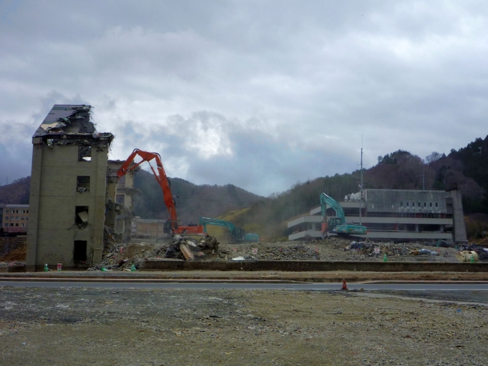 Onagawacho (Miyagi Prefecture) after the Great East Japan Earthquake and tsunami
